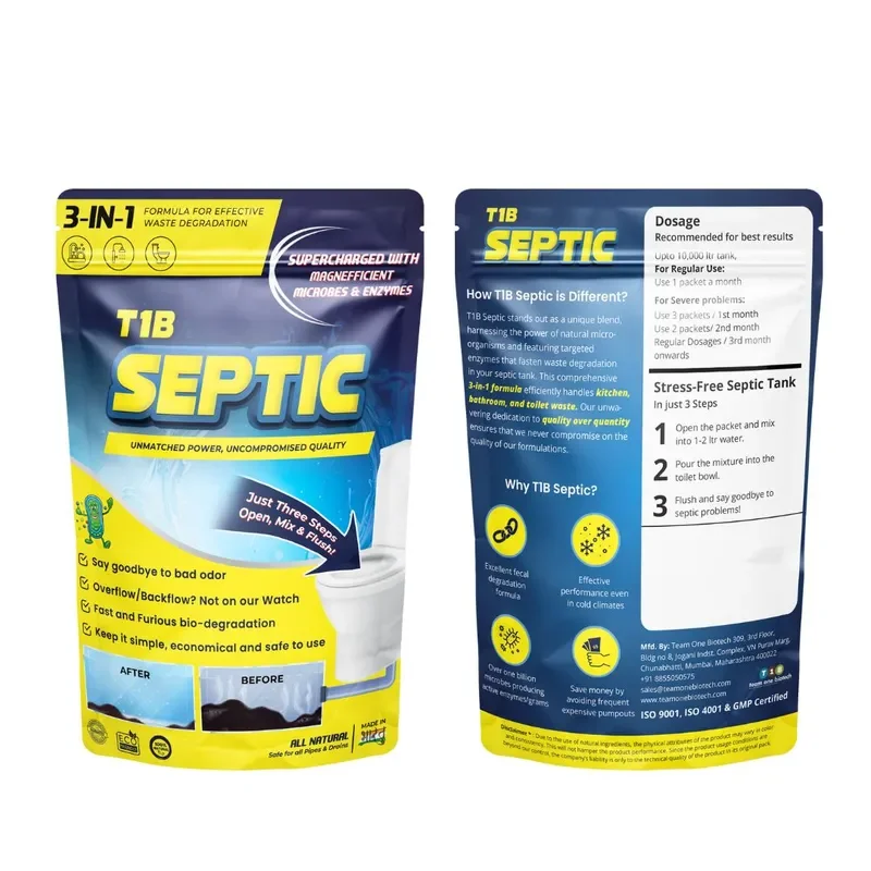 Bio enzymes Bacteria Microorganism Drain Cleaner for Septic Tank Toilet Pit Latrine Treatment System