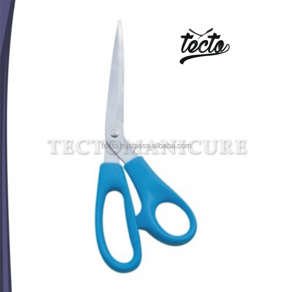 Professional Household Multipurpose Scissors With Blue Color Plastic Handle Hair Cutting Scissors & Shears