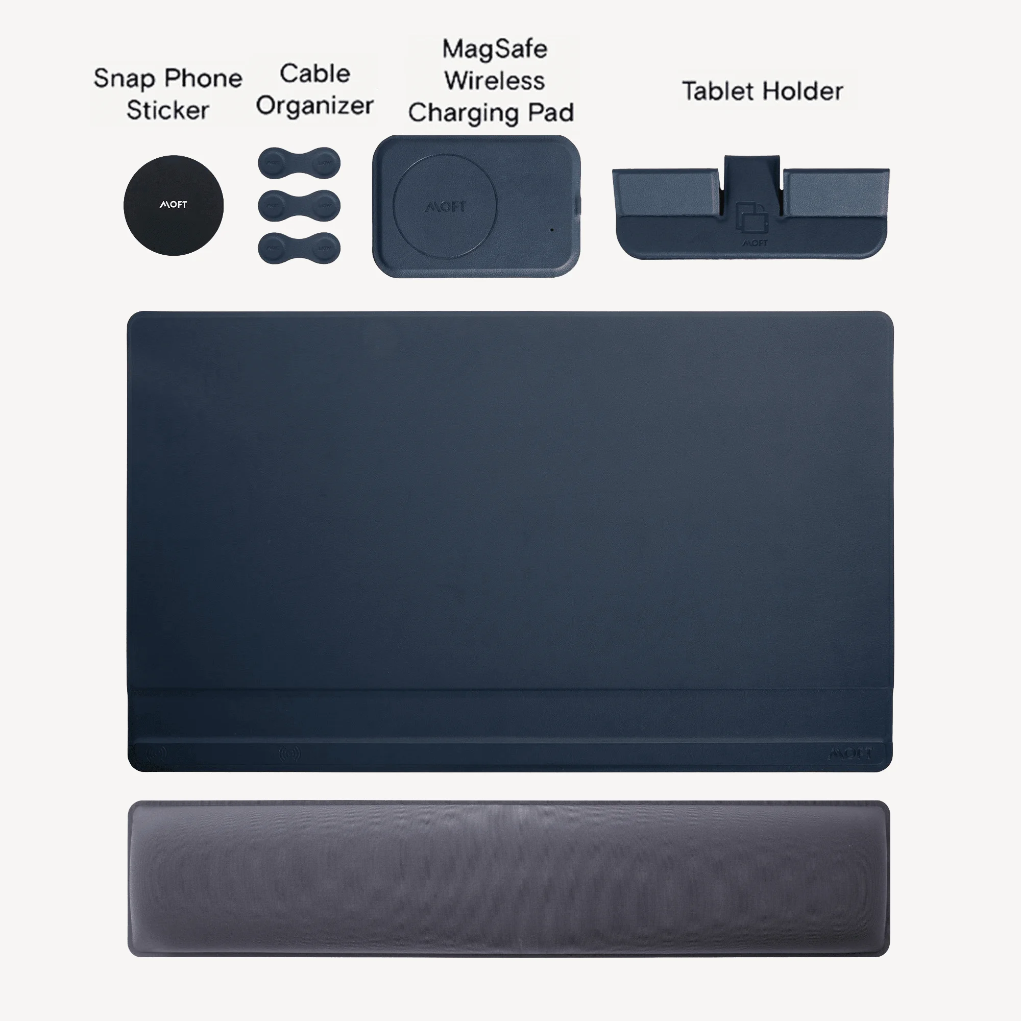 Custom Oem/Odm Multi-Angle Smart Laptop Stand Wireless Charging Mouse Pad Desk Mat