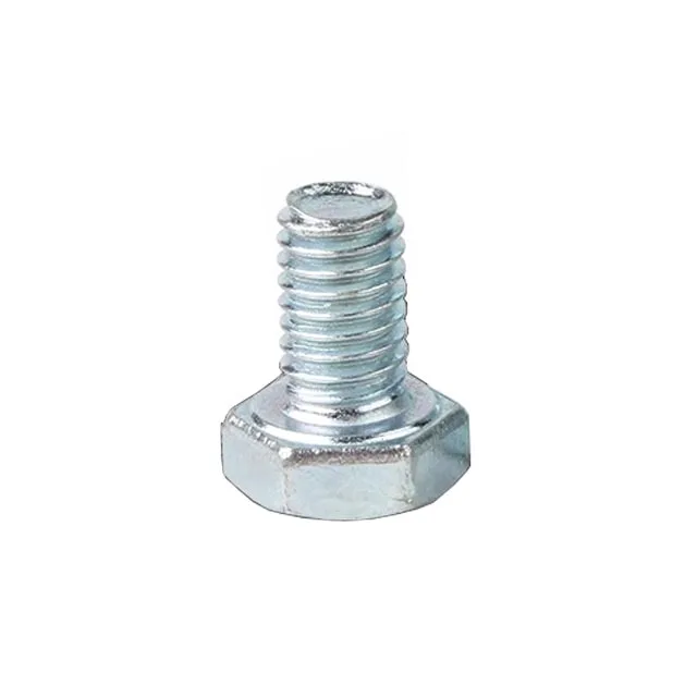 Chinese factory inventory full thread metric external hex head bolt M8 grade 8.8 blue white zinc High quality hex bolts