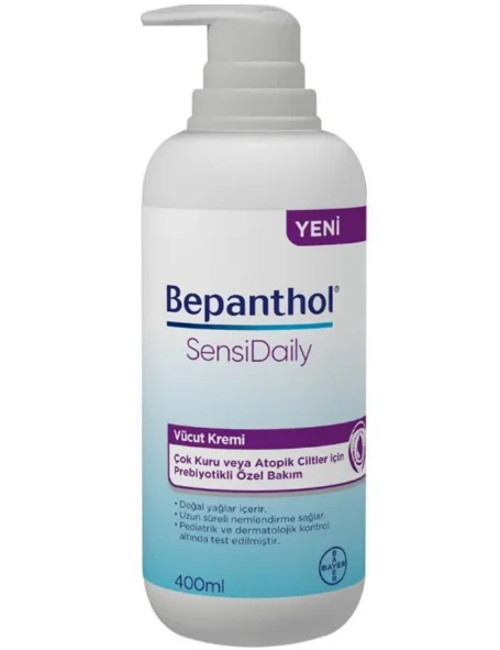 Hot Sale Wholesale Bepanthol SensiDaily Body Cream 400 ml Provitamin B5