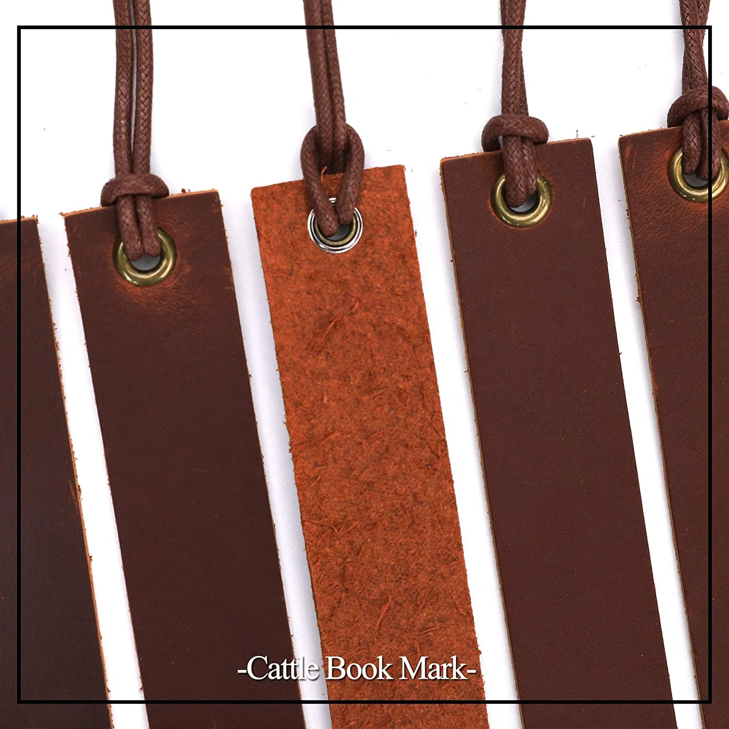Leather Bookmark Handmade  Genuine Leather Book Marks  Perfect Bookmark for Men Women and Kids | Great Idea for Leather Gifts
