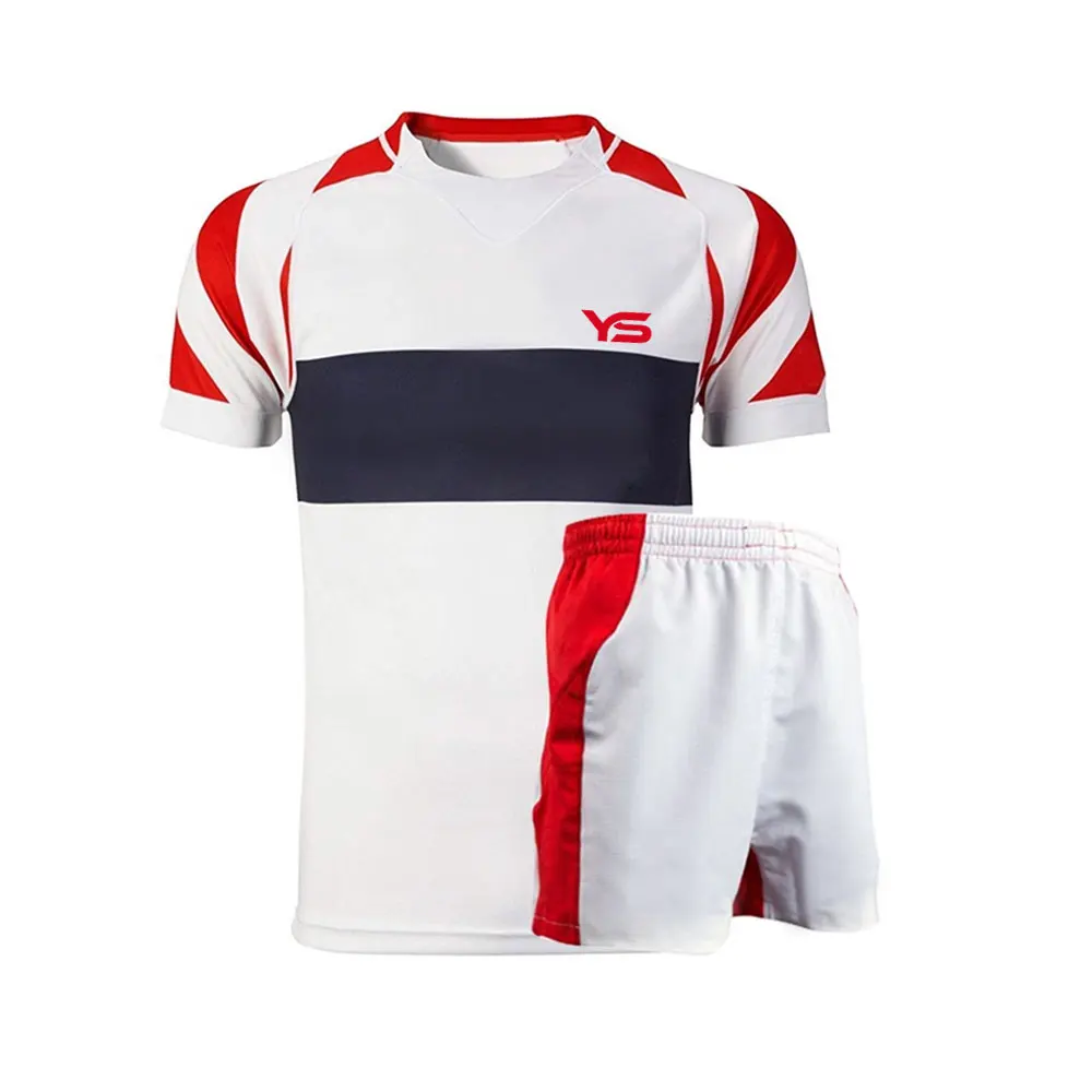 Online Sale Rugby Jersey Summer Wear Rugby Uniform Team Wear Rugby Uniform For Men
