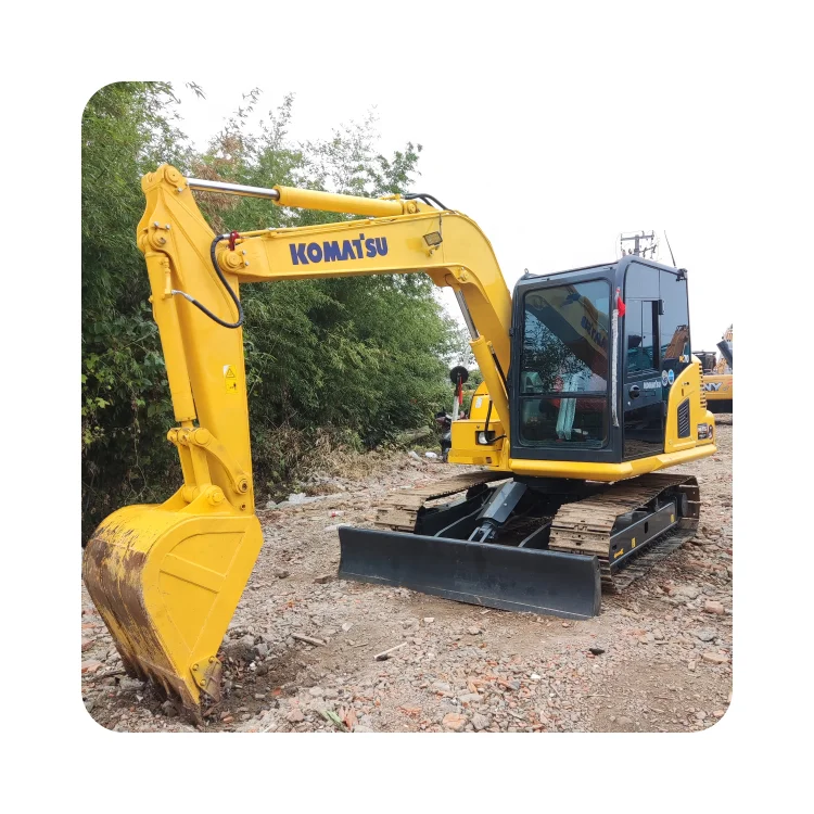 Japan brand Komatsu pc70-8 hydraulic crawler mini backhoe used excavator 7 ton on sale