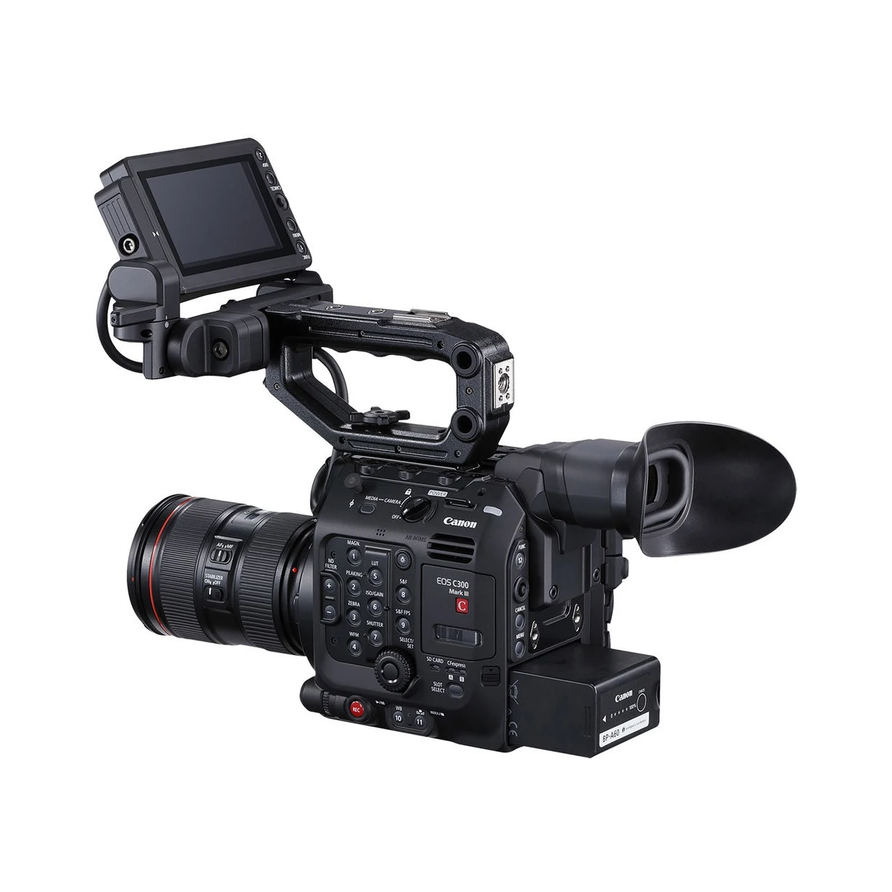 Original Canons EOS C300 Mark III Digital Cinema Camera Body (EF Lens Mount)