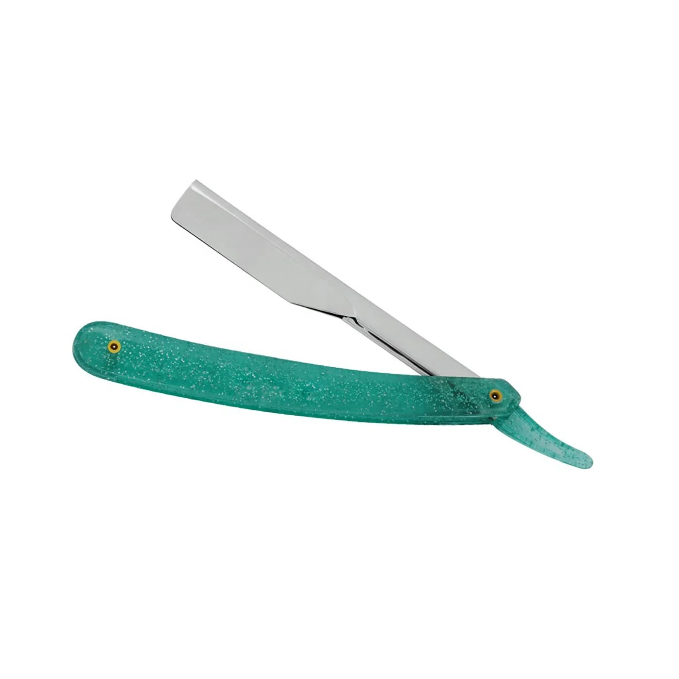 Private Custom Logo Plating Gold Professional Facial Straight Barber Razor BY SIGAL MEDCO