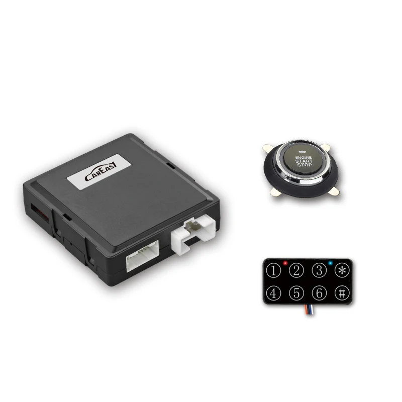 Кнопка запуска и остановки двигателя с дистанционным запуском двигателя, совместима со смартфоном GPS/GSM/GPRS