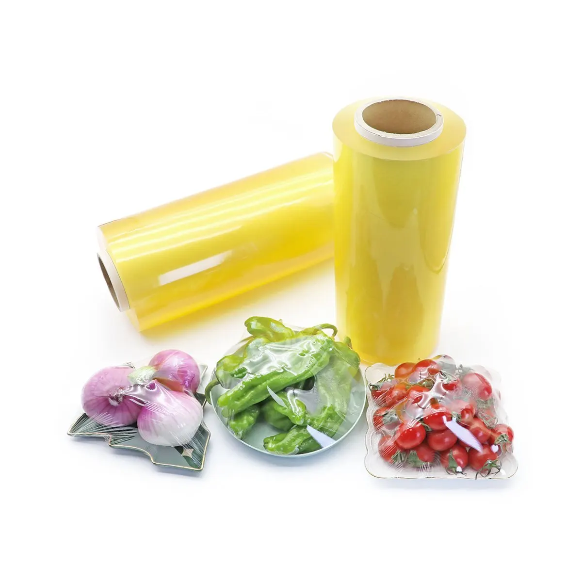 Durable PVC Cling Film Jumbo Roll Food Wrapping Plastic Wrap Stretch Stretch Wrap for Kitchen Use