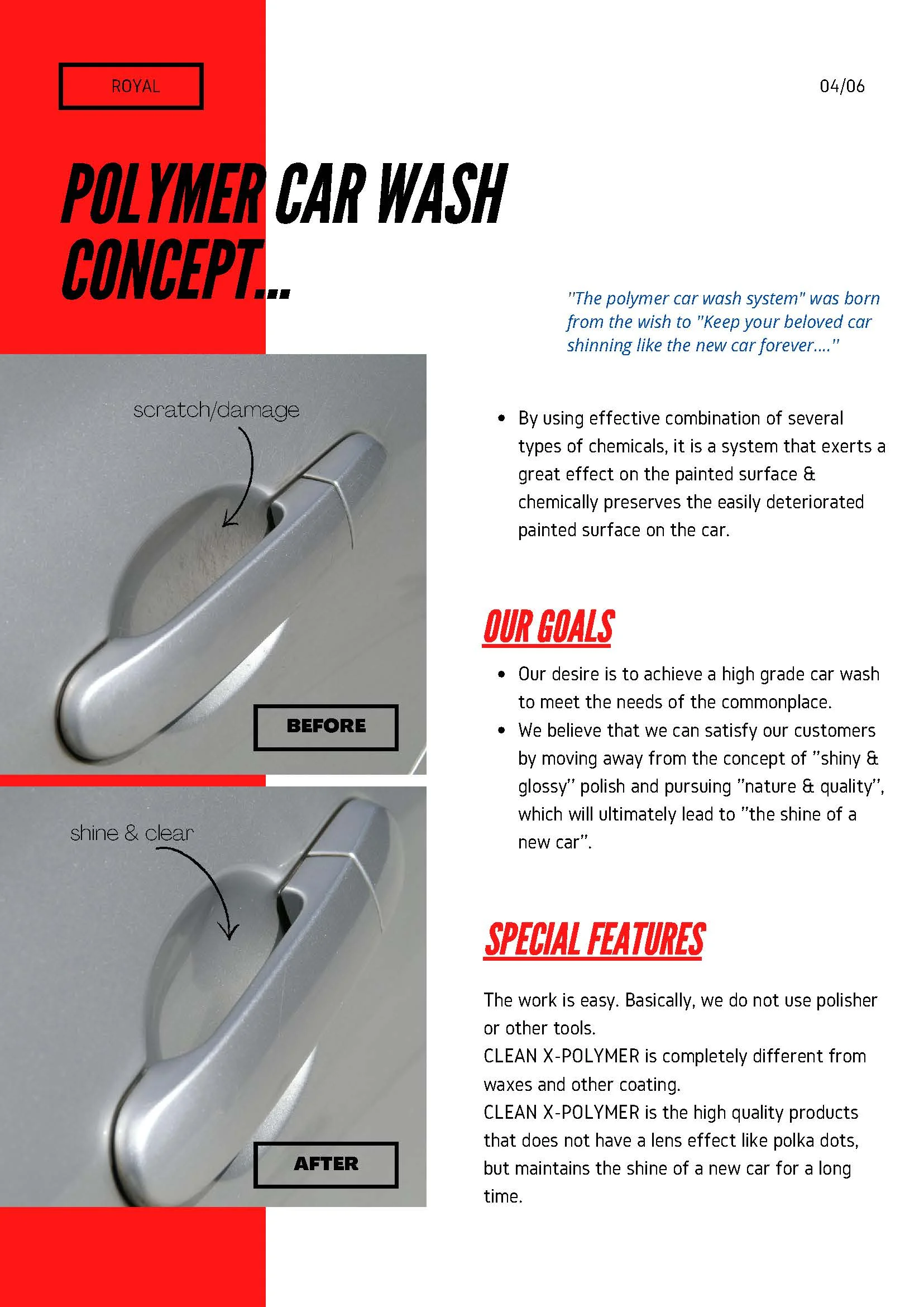 CLEAN X POLYMER- Body paint protective spray