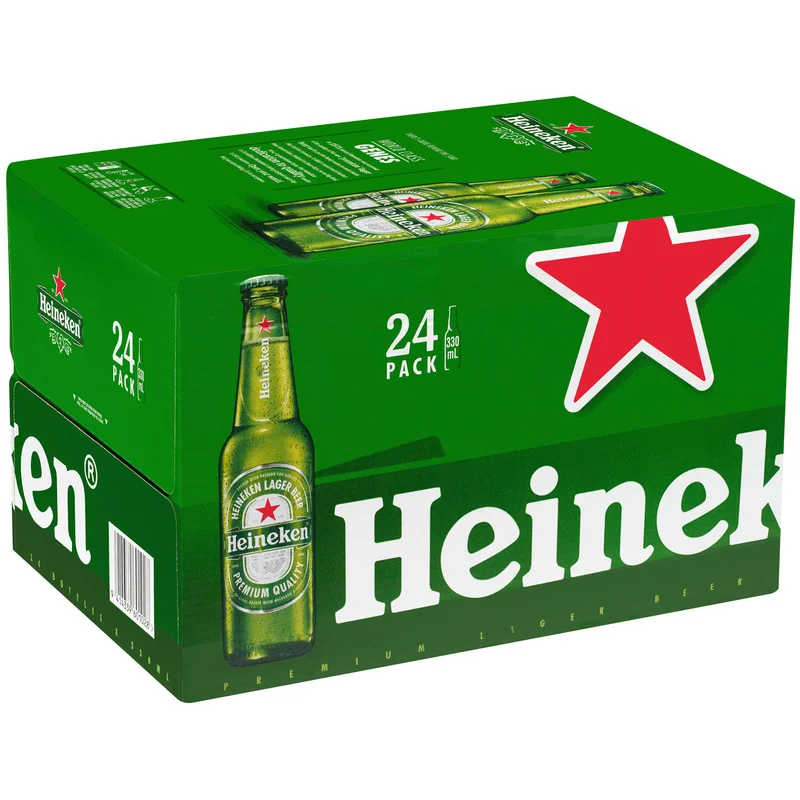 Оригинальное пиво Heinekens Lager 250 мл X 24 бутылки-купить Heineken