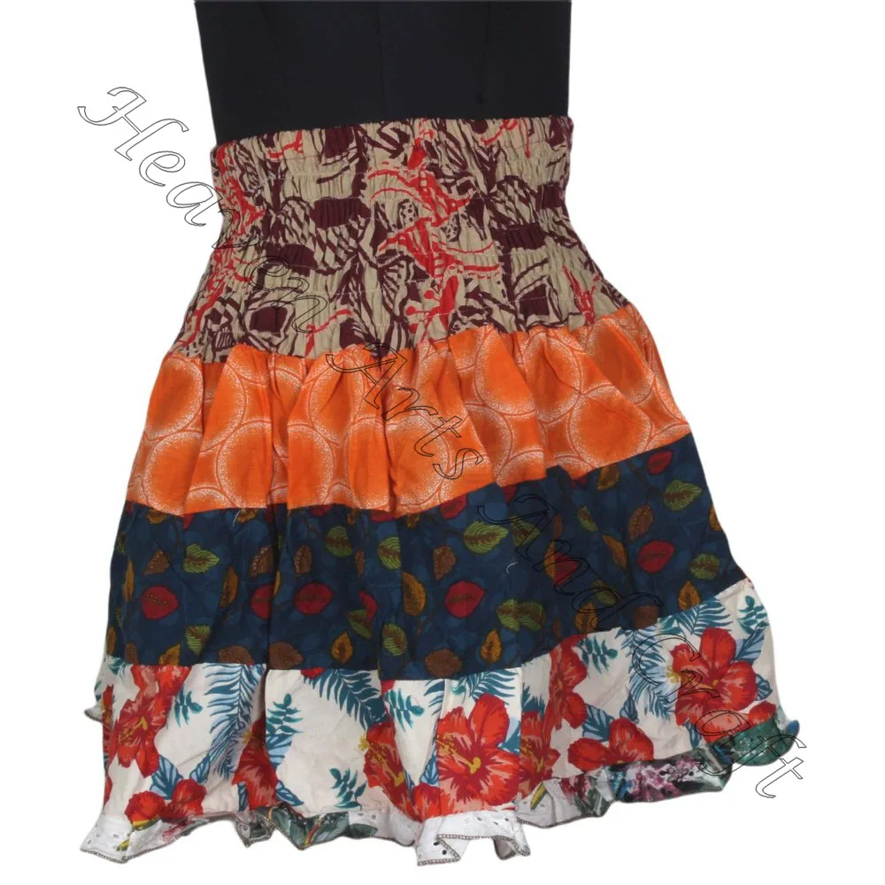 Элитная хлопковая мини-юбка