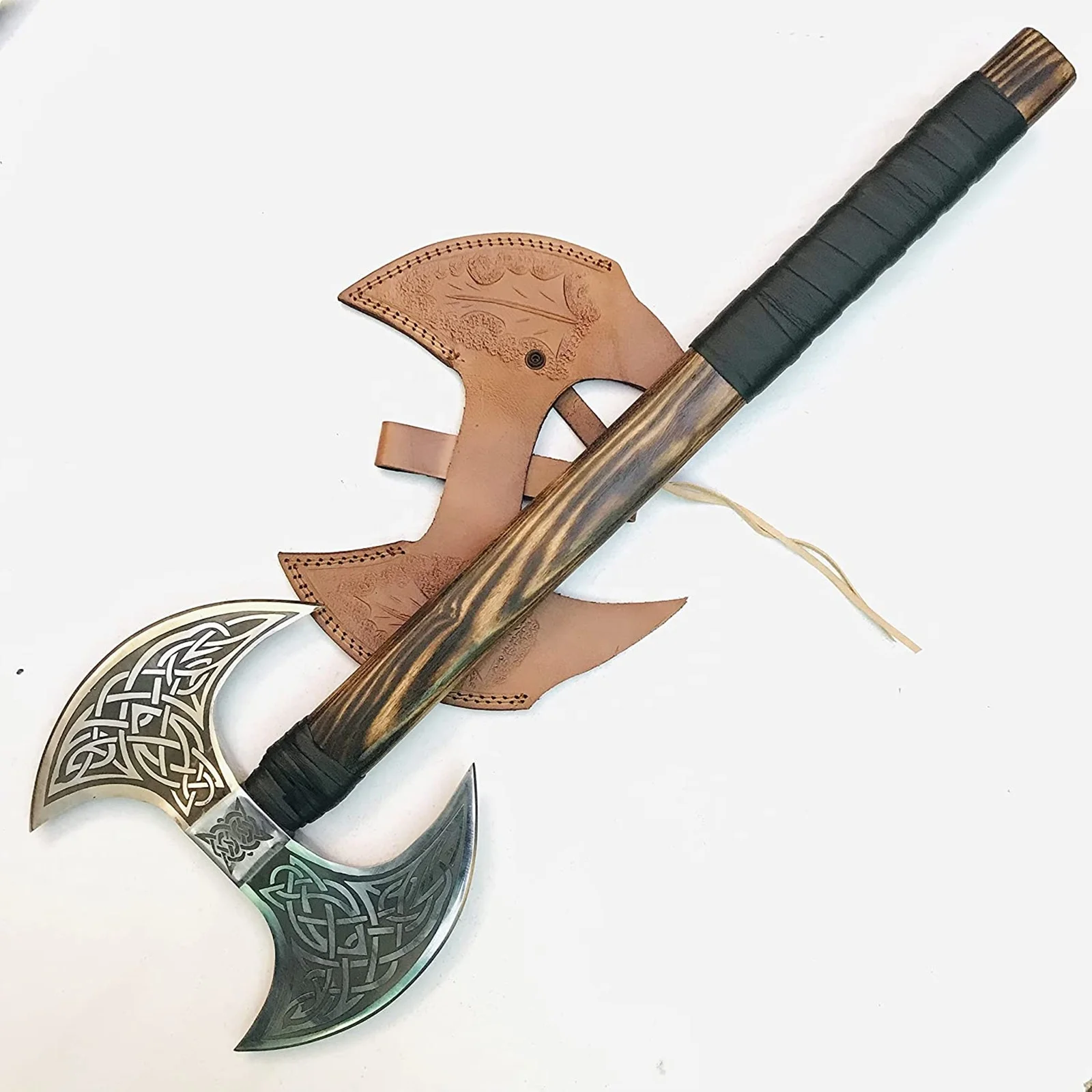 Double Edge Carbon Steel Axe Professional Design Hot Selling Hiking Pakistan Hand Made Axe