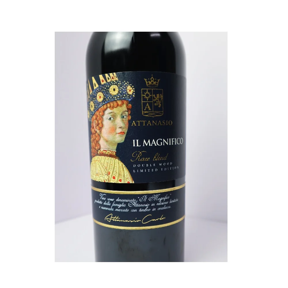 Content style dry taste 16% alcohol bottle package wine drinking Attanasio Il Magnifrico Limited Edition from Italy