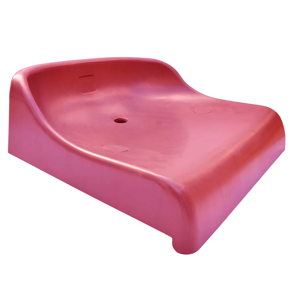 Fixed plastic bucket  seat outdoor stadium seat with low back