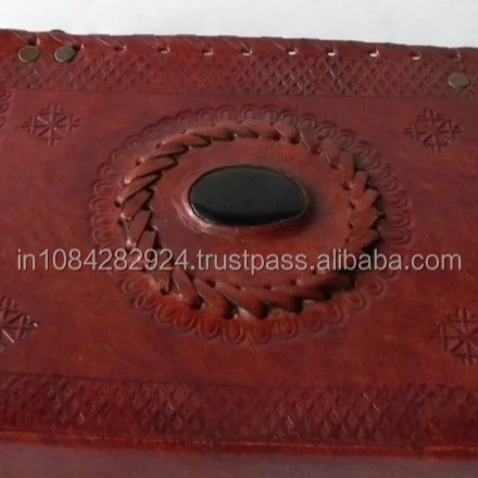 Premium Leather Vintage Habit Journal Note Book Dairy Notebook Handmade Journal Stone Diary Stone Sketchbook Travel Dairy