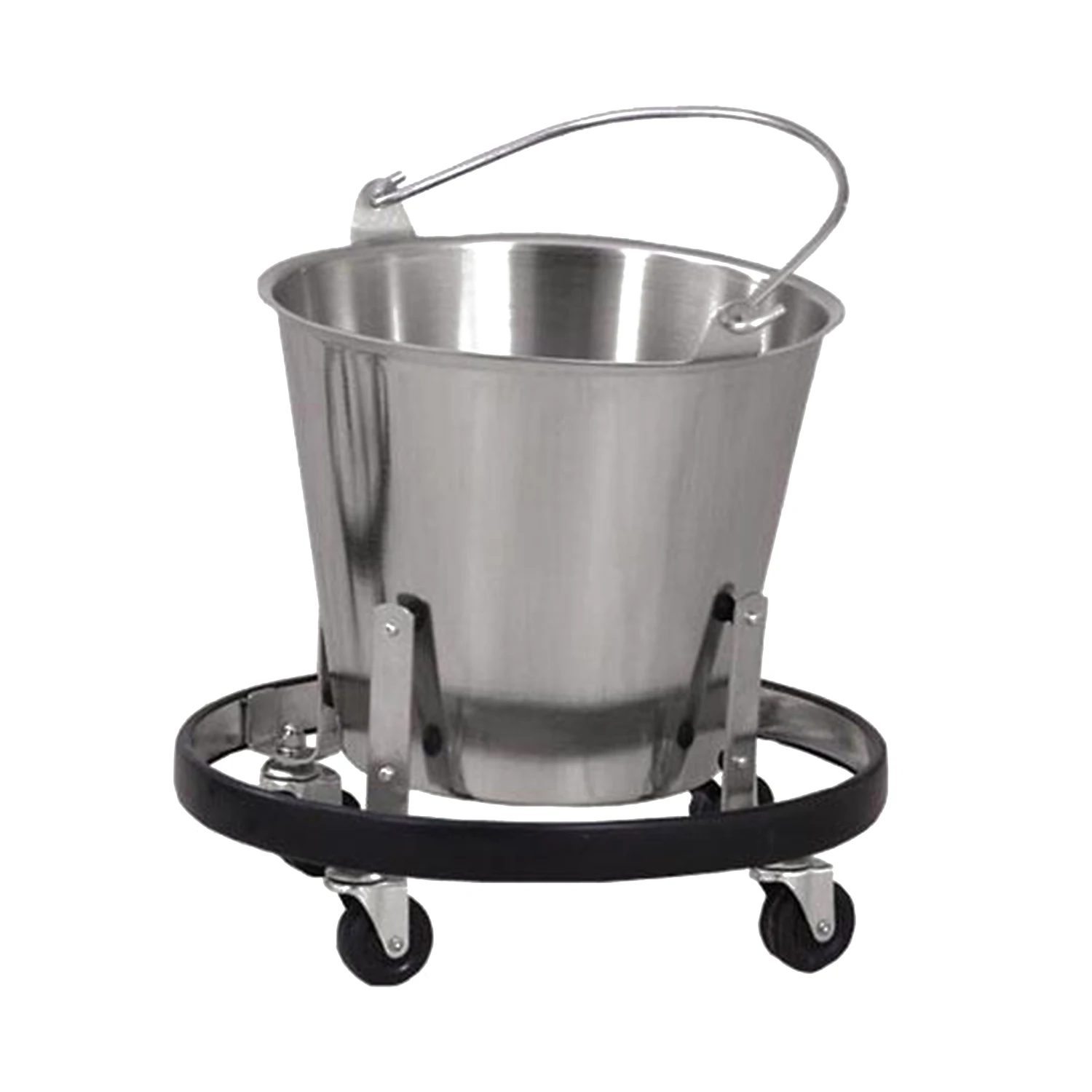 Stainless Steel Medical Trolley Kick Bucket ALK06-H06 Hospital Trolley Stainless Steel Carton
