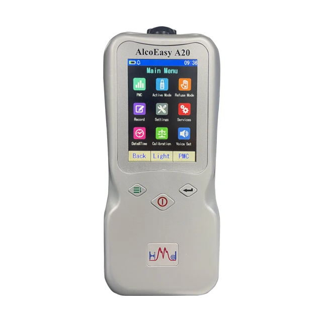 OEM ODM Rechargeable Breath Alcohol Tester 3.2 Inch Touch Screen Breathalyzer  Fuel Cell Sensor