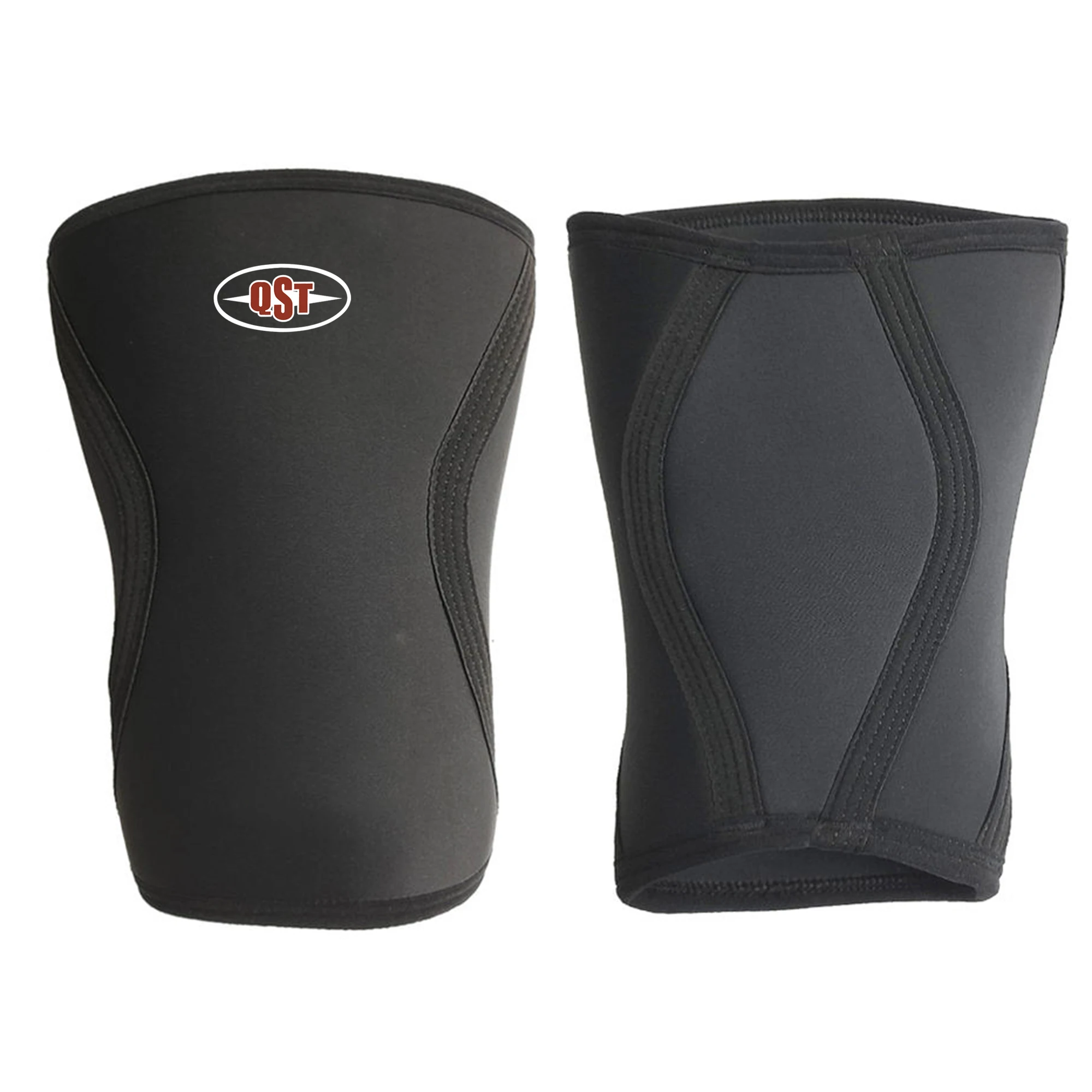 Powerlifting compression neoprene knee sleeves manufacturer adjustable unisex knee pads for bodybuilding fitness gym training