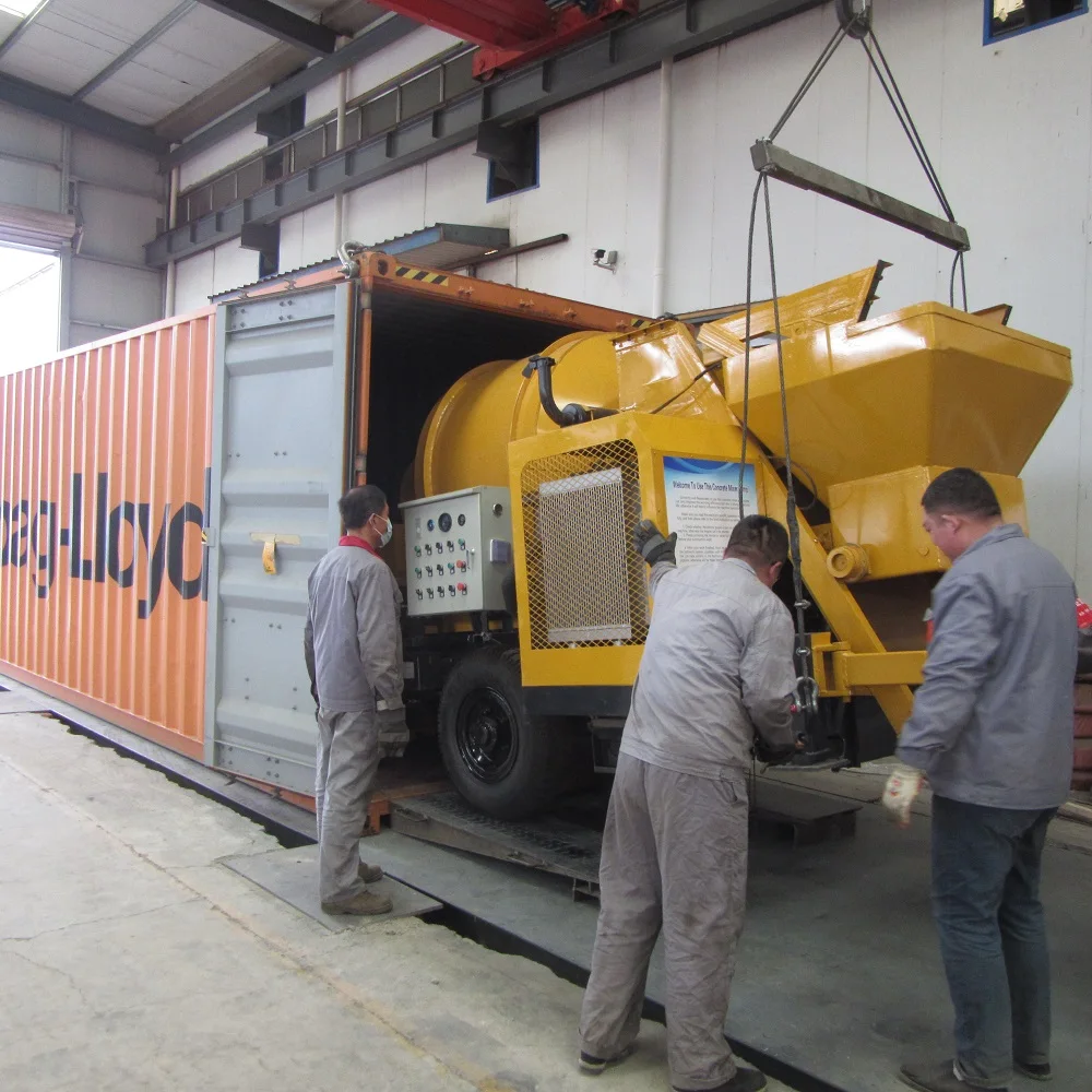 Hot Selling Concrete Machine Construction Machine Concrete Mixer and Pumping Machine Integrated 40m3/h Concrete Mixer With Pump