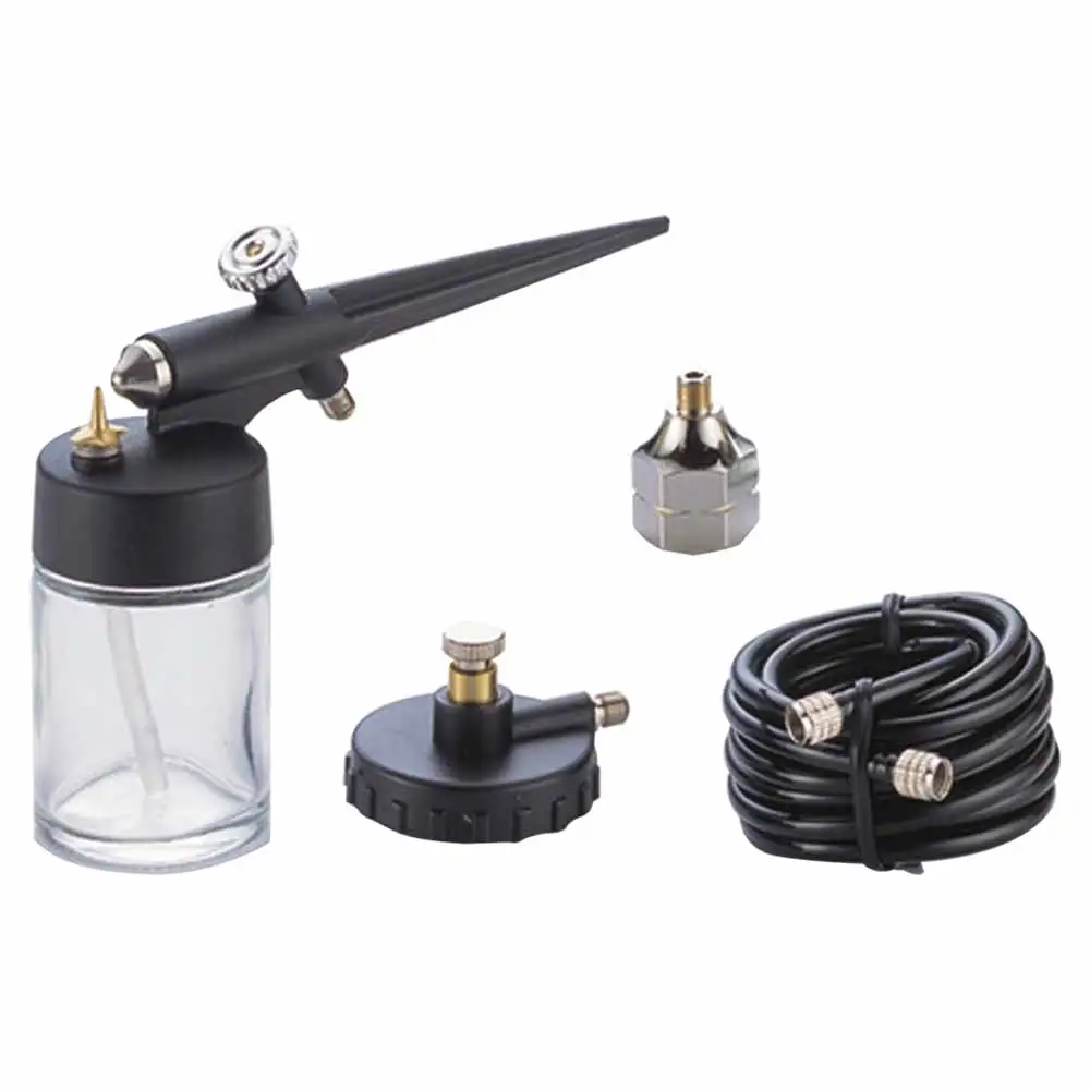Quality Airbrush Machine Kit with 22cc glass jar for decorating birthday cakes
