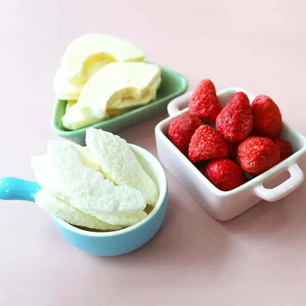 3 sets of Bebe eats freeze-dried fruit chips Apple Pear Strawberry