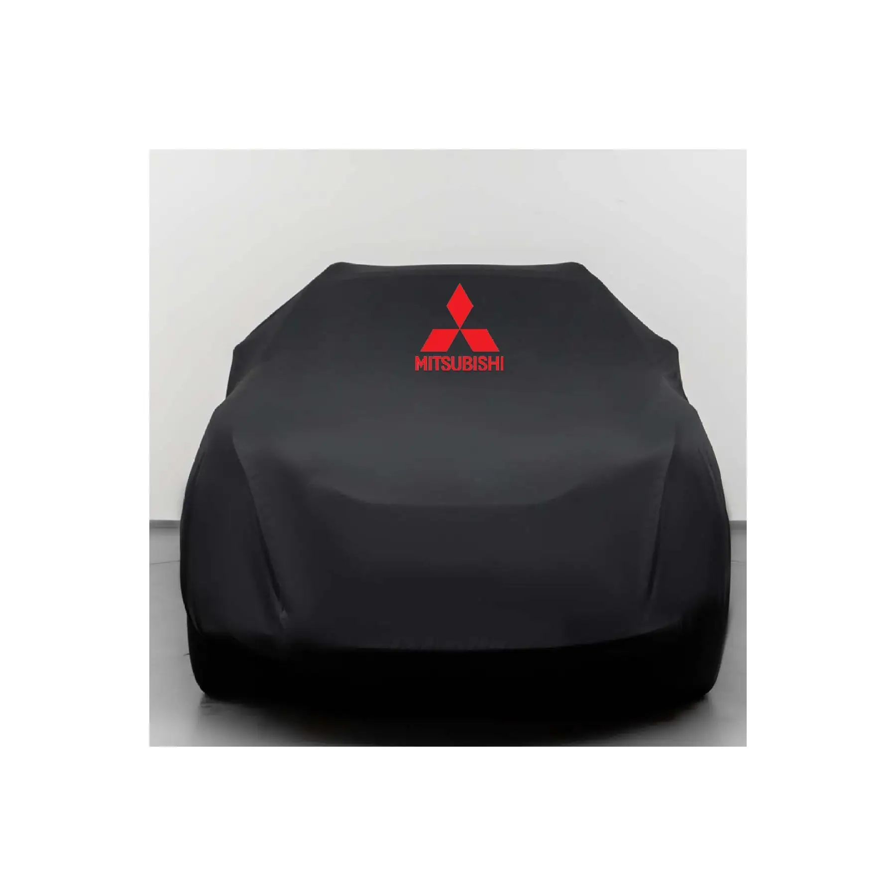 Mitsubishi Outlander 2 (2005-2012) расчесанный хлопковый автомобильный чехол с черным логотипом автомобильной ткани
