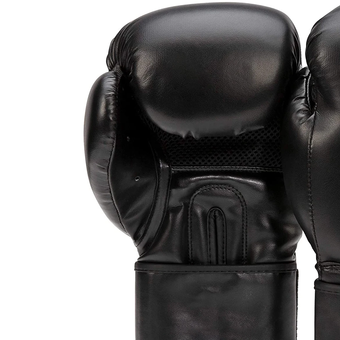 Black Shin Leather Training Boxing Gloves High Quality MMA Gloves & Sparring Boxing Gloves