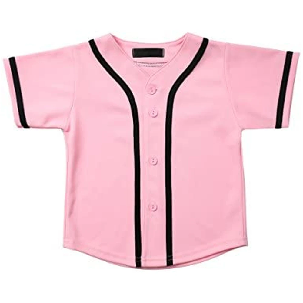 Hat and Beyond Kids Baseball Jersey T Shirts Team Uniform PE School League 100% Polyester Lightweight  Standard US Sizing