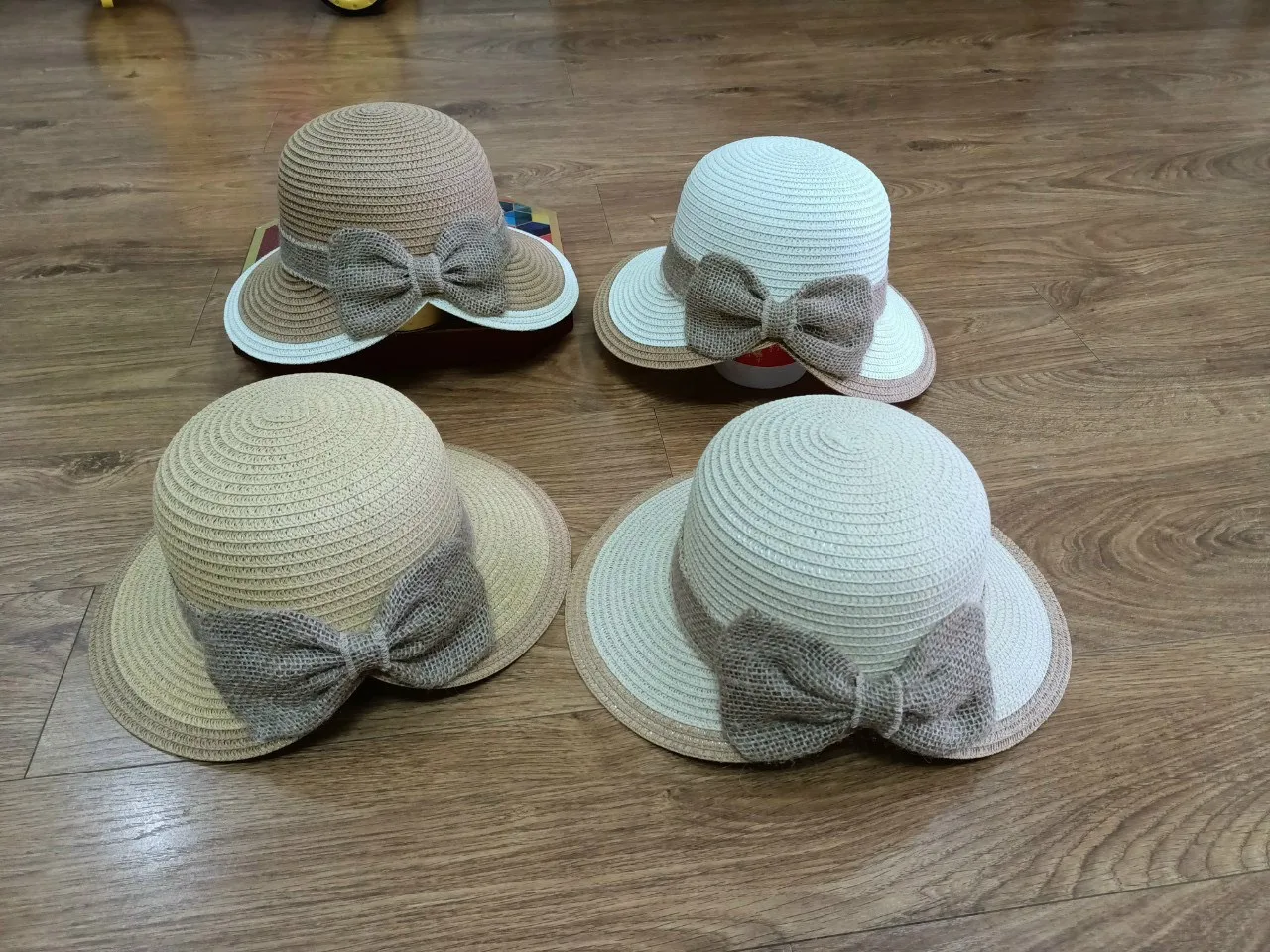 Children Unisex Cotton Fashion Accessories Four Seasons Yarn Multi Colors Casual Bucket Hats from Vietnam