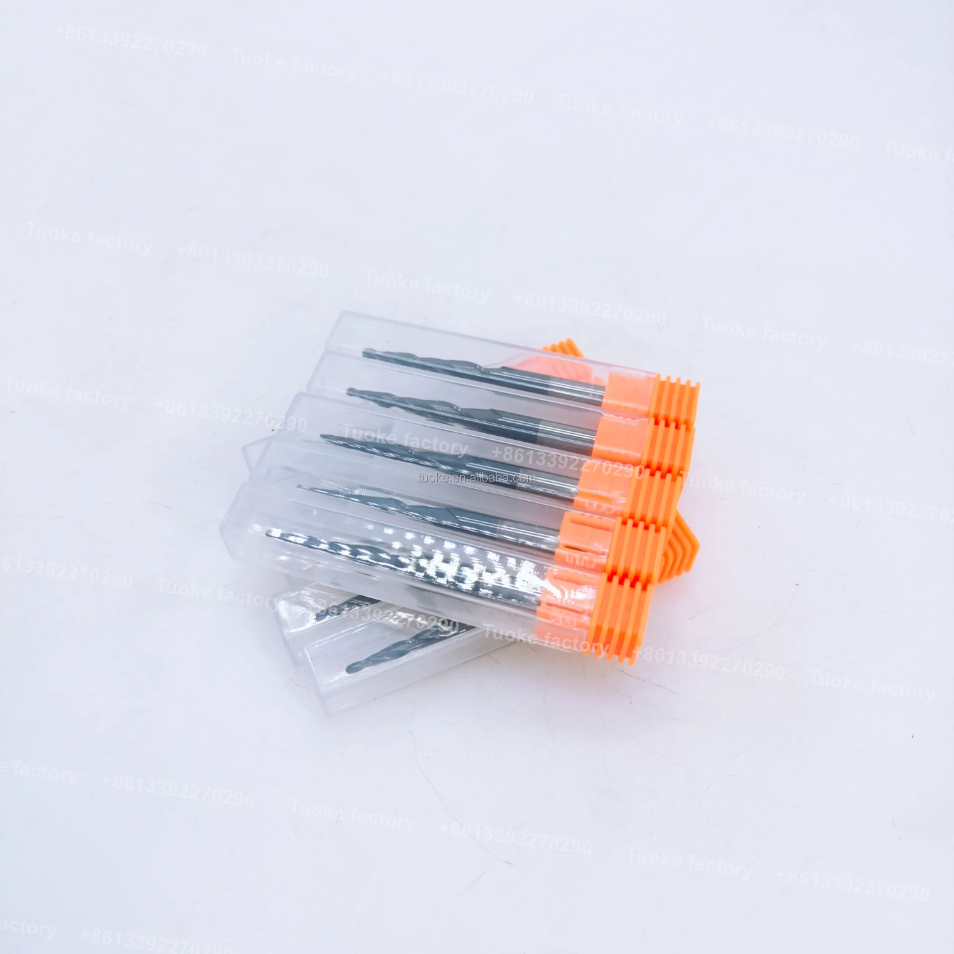 TUOKE TK617 tungsten steel Taper Ball Nose 2 Flutes End Mill  CNC  Router Bits For Wood