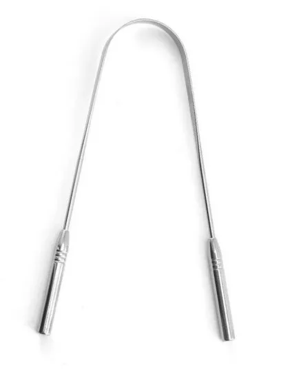 Eco-friendly Biodegradable Travel Oral Care Kit Bamboo Tooth Brush & Tongue Scraper Cleaner With Steel Case Customize Logo OEM