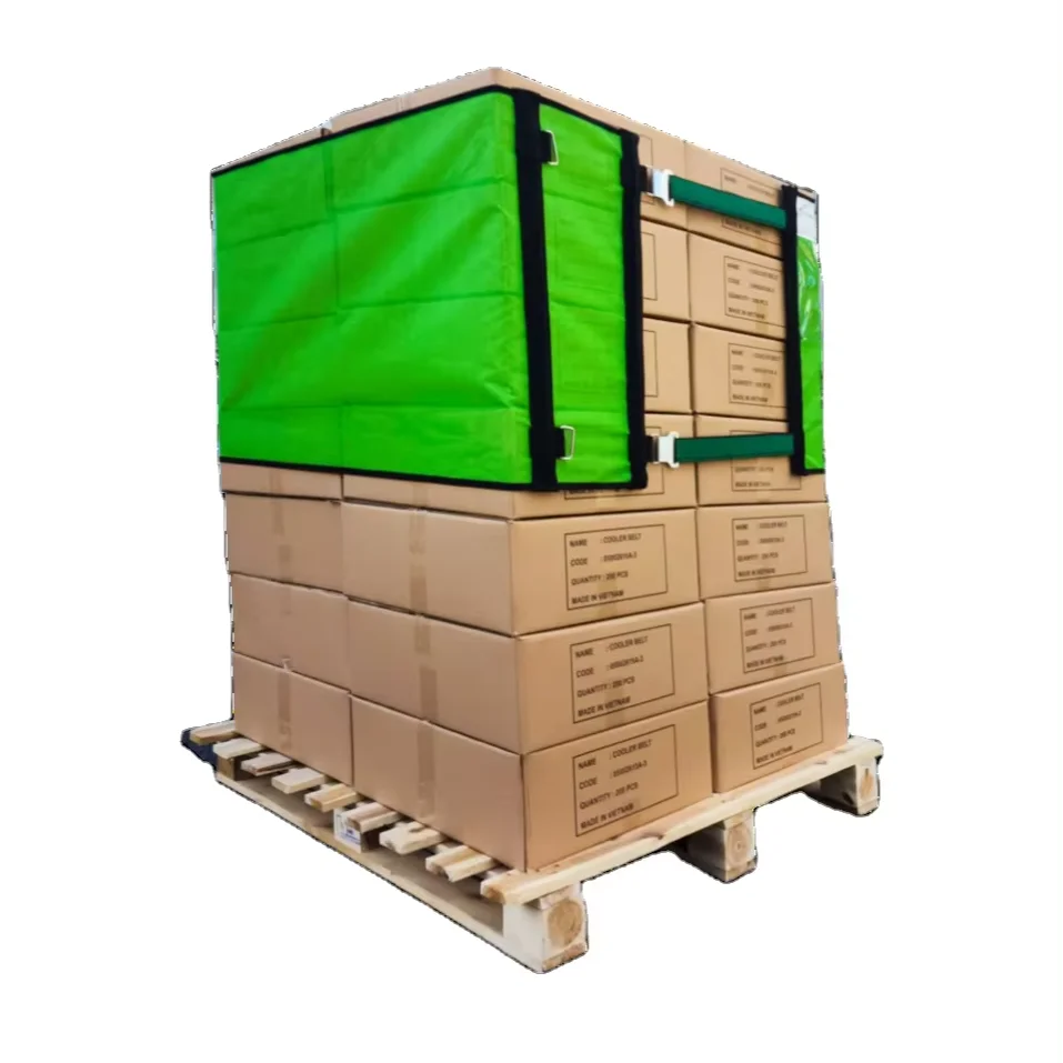 Provina - Reusable Factory Direct Customized Heat Resistant Breathable Green Pallet Wrap for Pallet