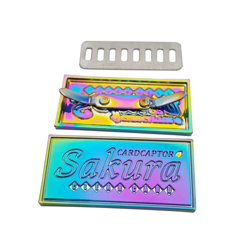 Hot Sale Zinc Alloy Diy Clothing Making Accessory New Design Metal Logo Hang Charm Tags