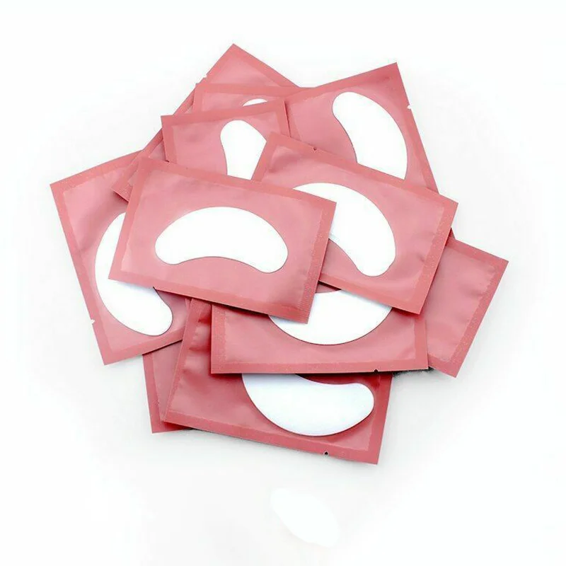 Pink Hydrogel lint free Thick Lamination Medical tape Eyelash pads  for Eyelash extensions