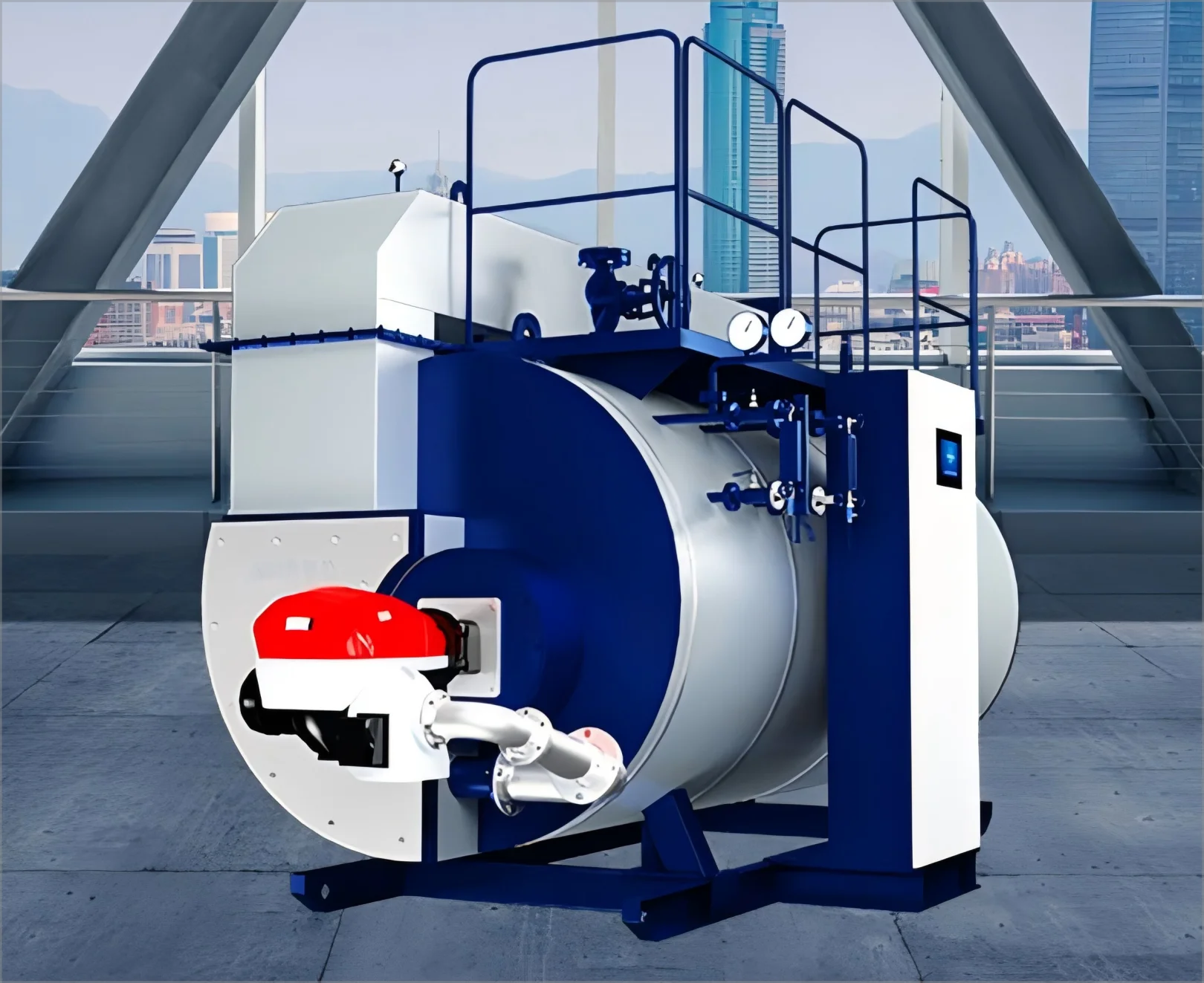 Высококачественный паровой котел Wns1, завод в Китае, Wns1, 2, 3, 4, 6, 810 тонн, 15 тонн, 20 тонн