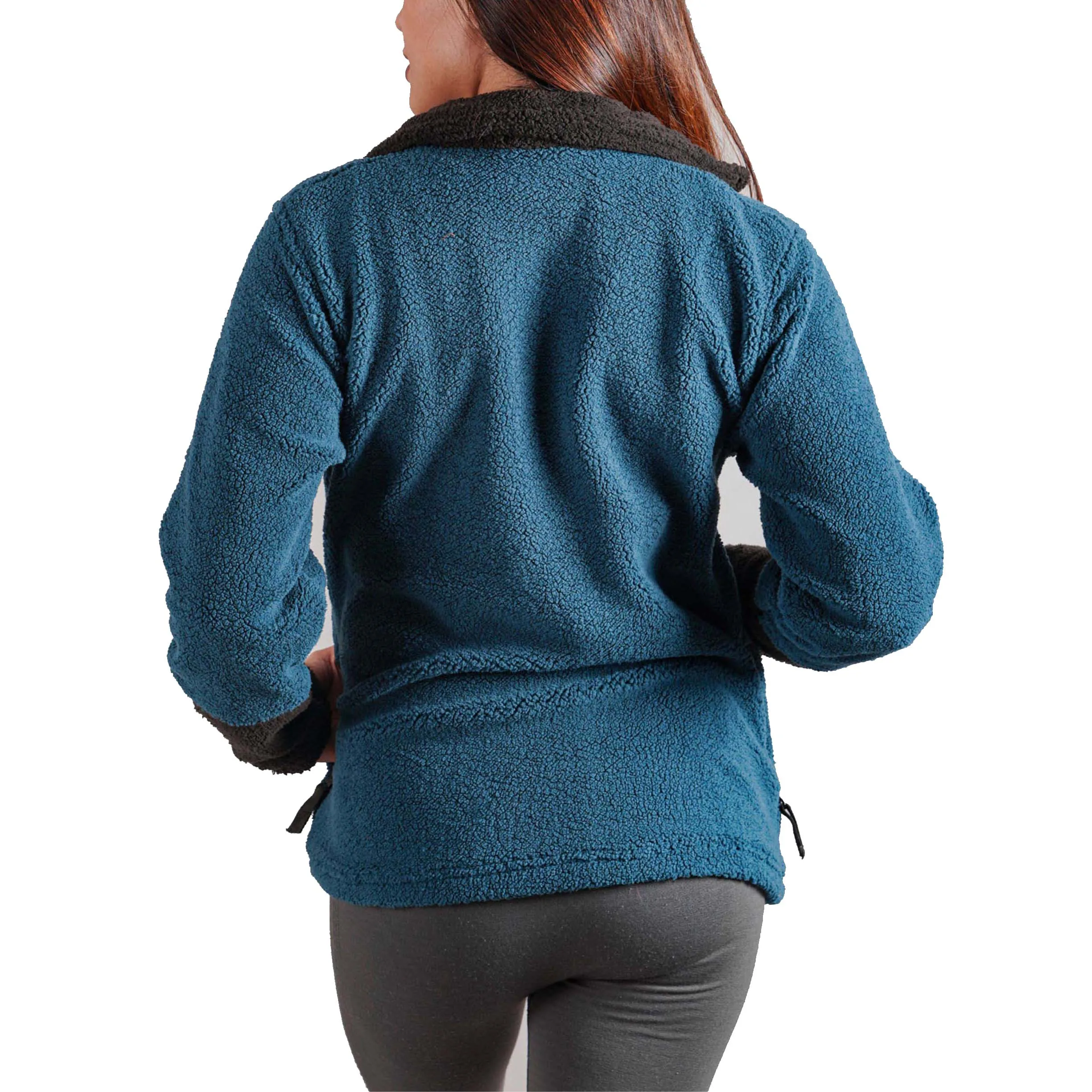 Custom Unisex Fleece Sherpa Fur Lined Hoodie Women Hooded Sweatshirt Womens Winter Heavy Hoodies