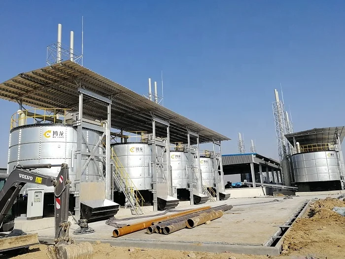 organic fertilizer processing equipment fermentation system waste composting machine garbage disposal