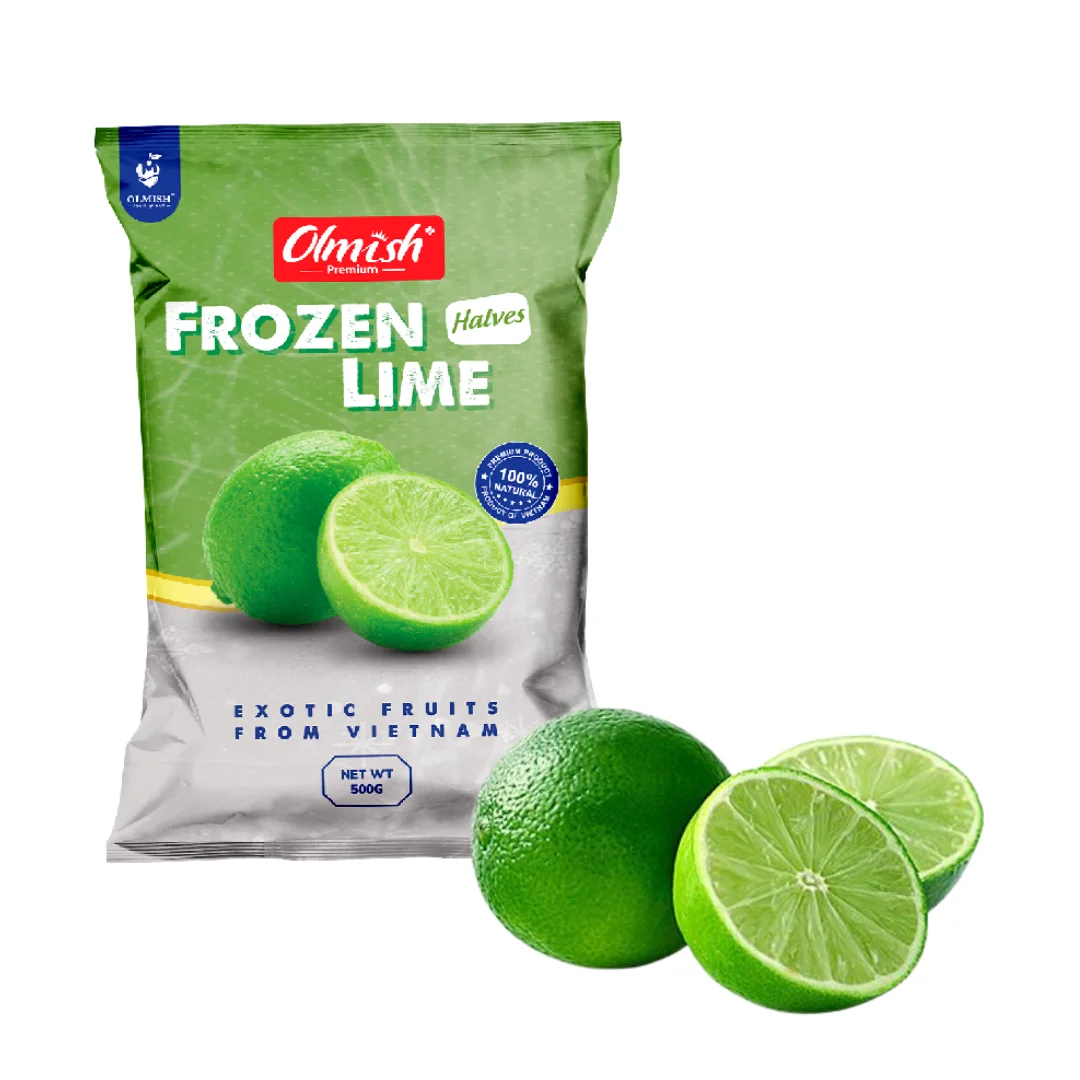 Wholesale 2023  Frozen lime halves natural taste from Vietnam manufacturer HACCP Certification