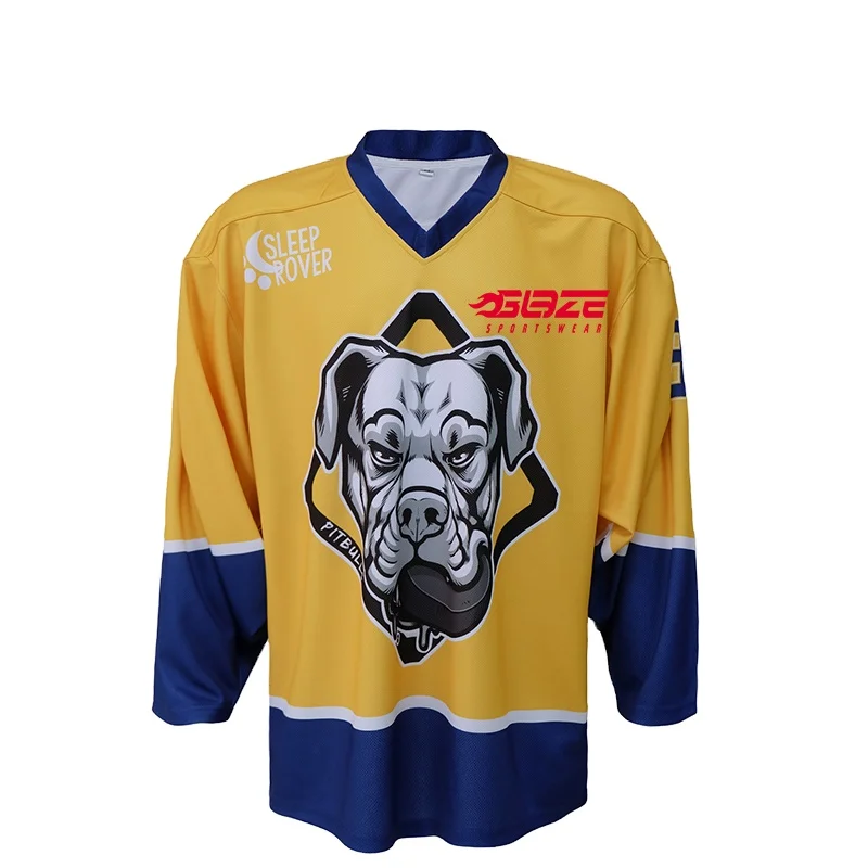 High Quality Fashion Cheap Custom Sublimation Printed Team Set Hockey Jerseys Ice Hockey Uniforms & Gears