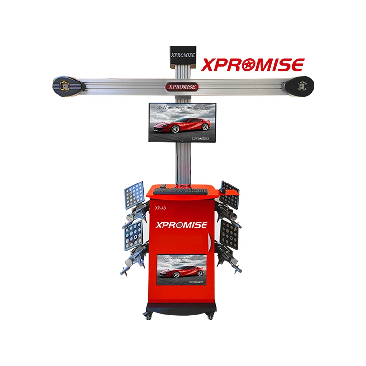 Automotive 3D wheel alignment with scissor lift four post lift second floor rolling jack wheel aligner garage equipment