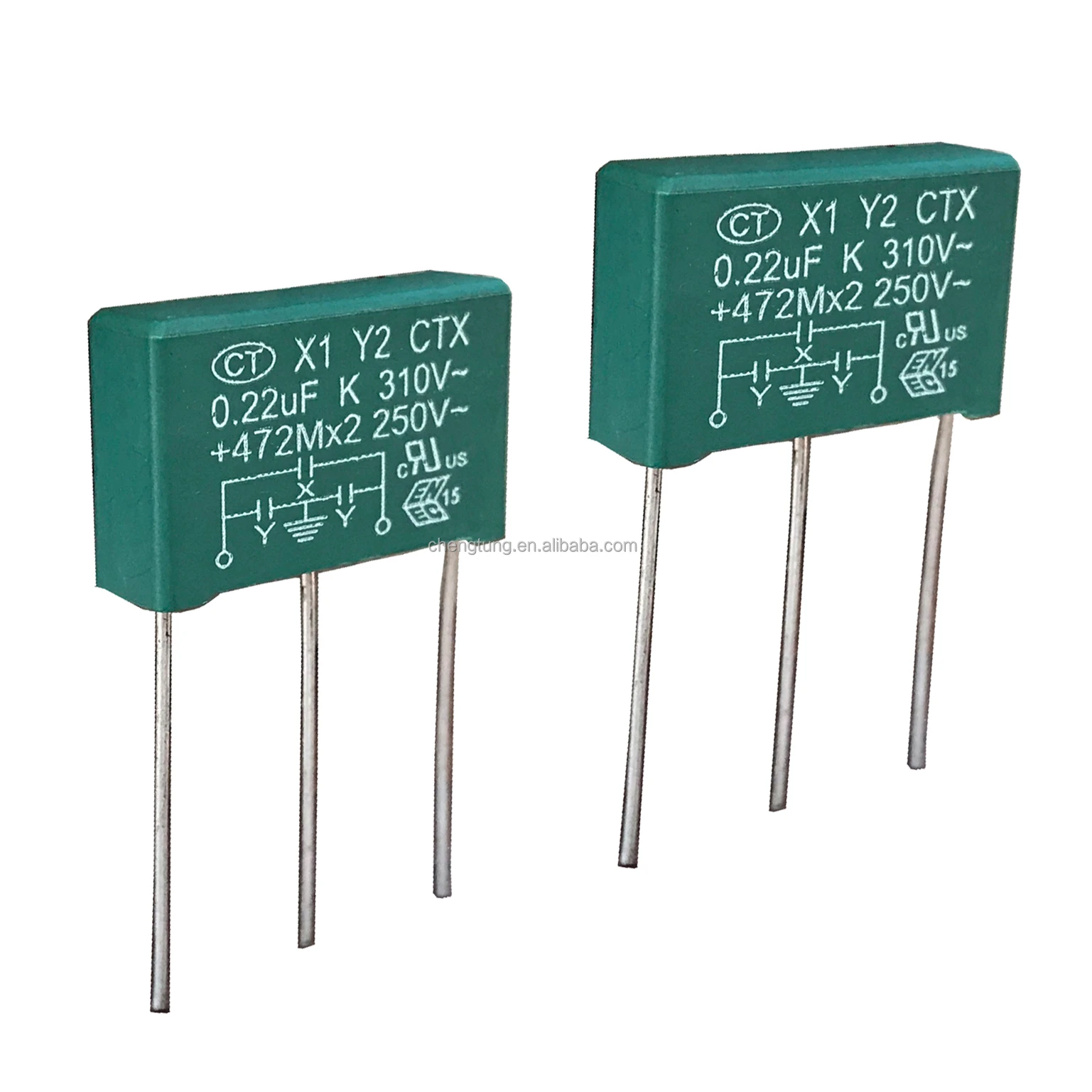 X1Y2 Class Metallized Polypropylene Film Capacitor