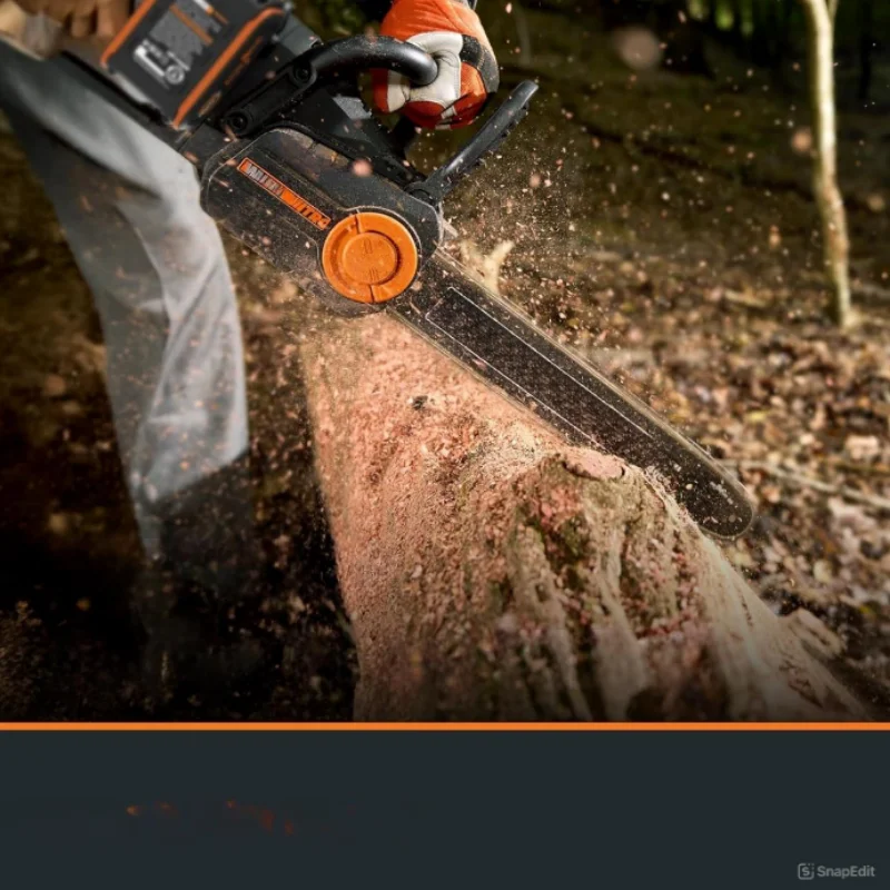 HOT DEAL High-Powered Electric Chainsaw with Brushless Motor, Auto Lubrication, and 28-Inch Cutting Capacity