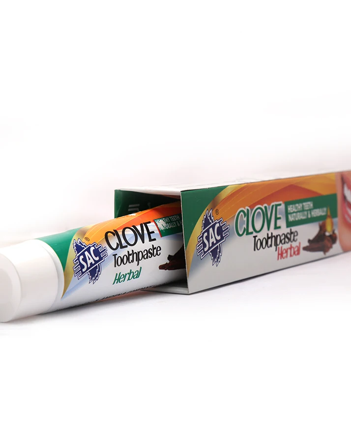 Herbal Clove Mint Toothpaste 125gm SAC Whitening and Anti-Cavity for Adults and Children Sensitive Teeth
