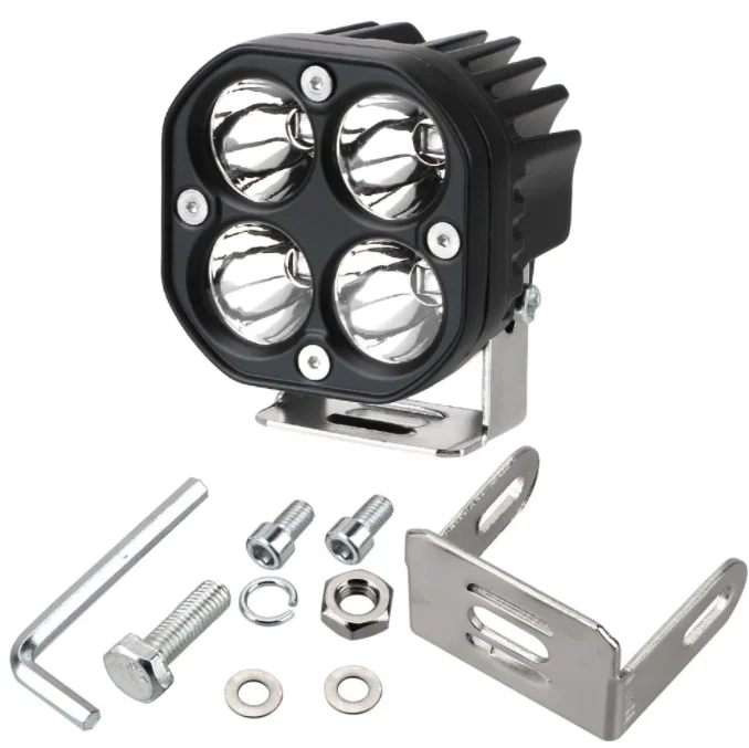 3Inch Mini LED Work Light Square Car Yellow W-hite Spotlight 12V 24V O-ff Road Fog Lamp For Lada Truck 4X4 4WD Car Accessories