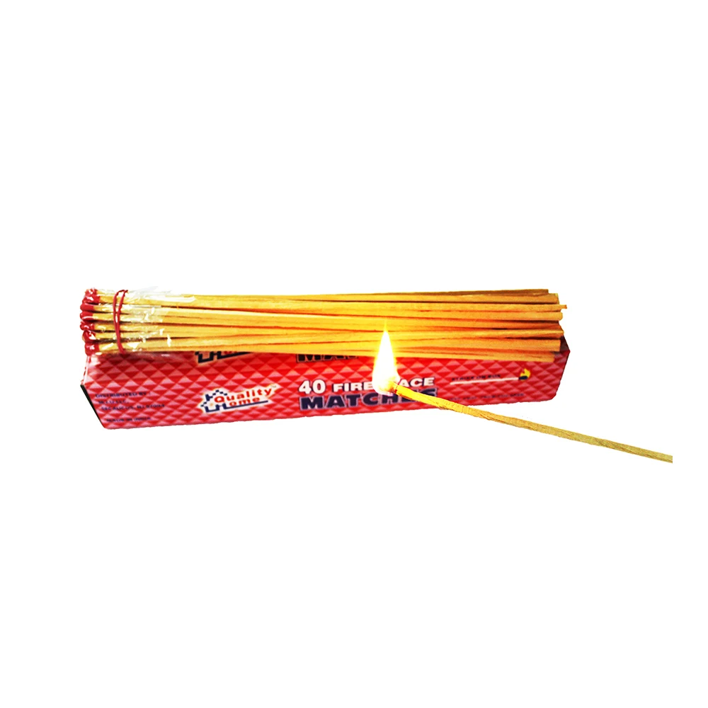 Barbeqeue matches with size 182 x 63.5 x 18 mm ( 50 Sticks) lighters with different varieties have no splits or cracks