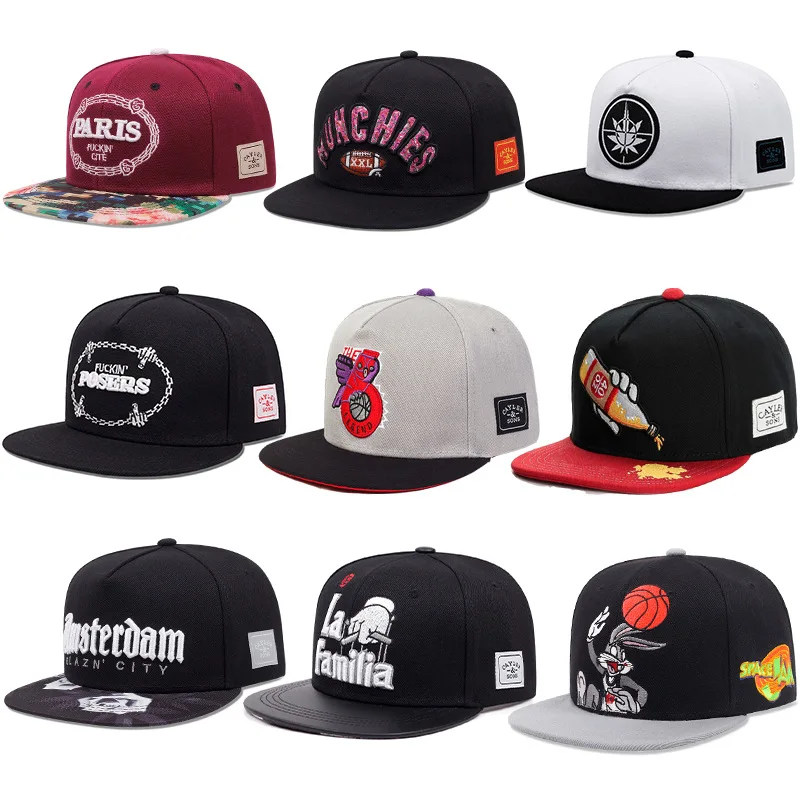 Wholesale Custom Embroidery LOGO Vintage Baseball Cap Gorrasv Richardson Trucker Hat Flat Bill Hip Hop Cap Snapback Hats For Men