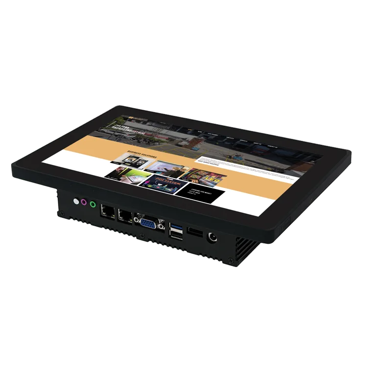 10.1 Inch All In One Rack Mount Industrial Linux Touch Panel PC
