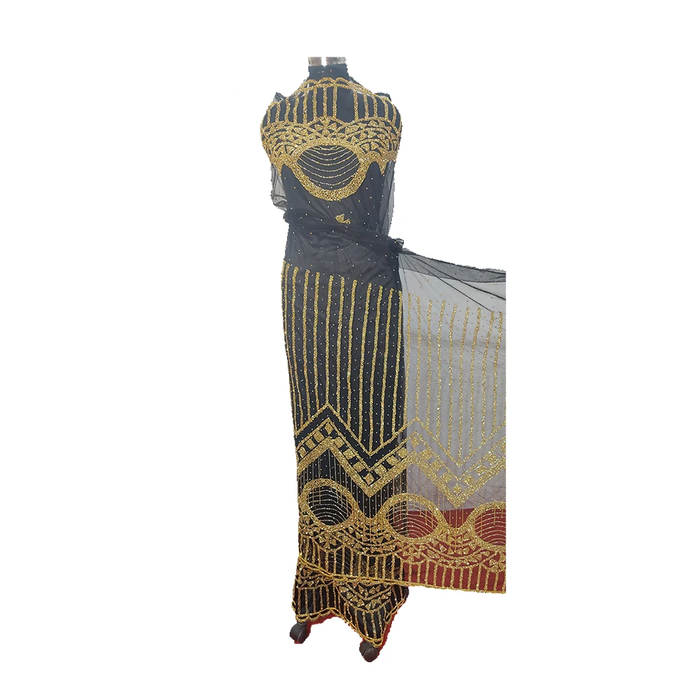 Latest Collection George Fabric with Sequin African George Wrapper For Party