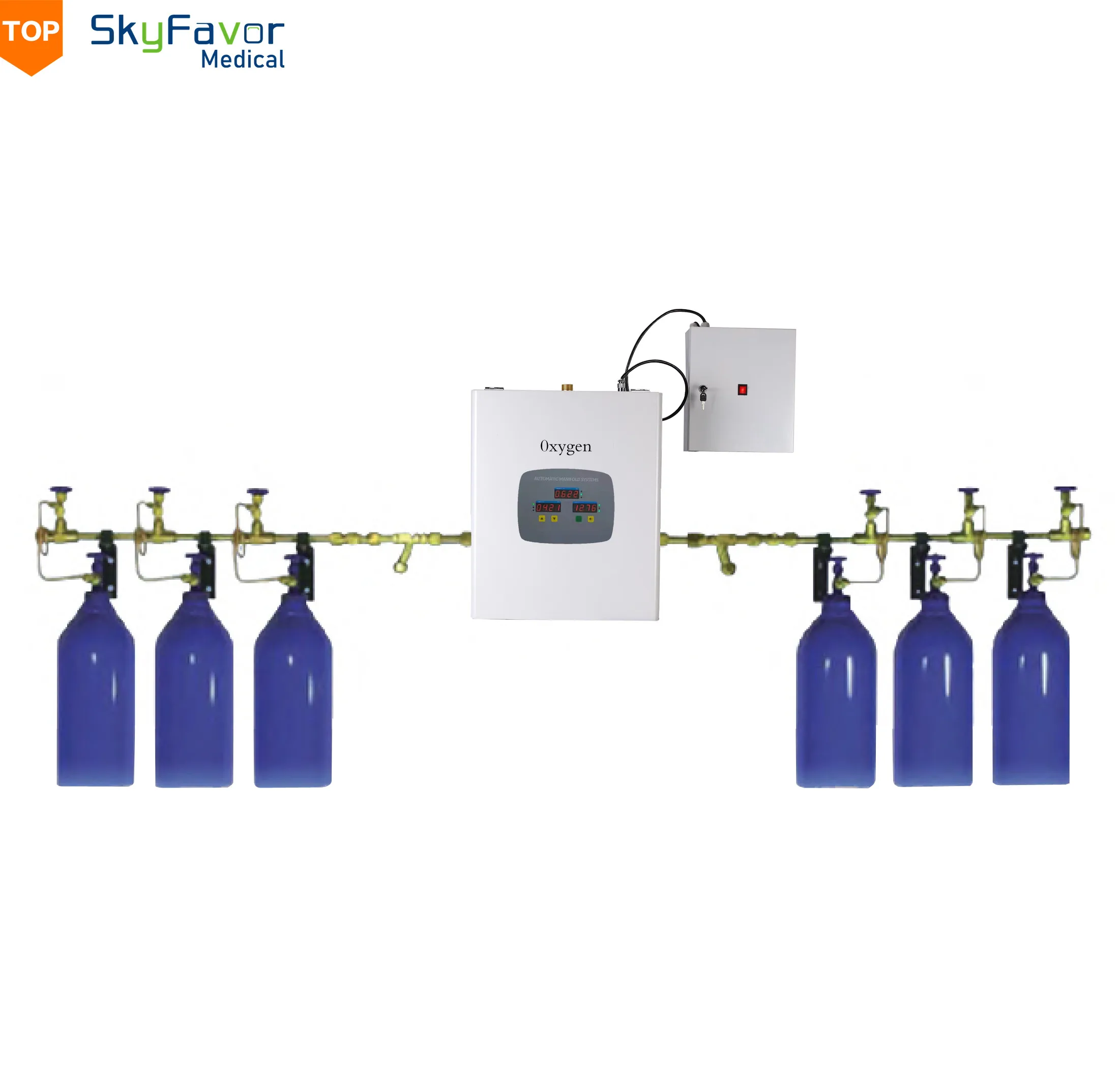 Automatic Hospital gas supplying central oxygen manifold system for Hospital Medical gas pipeline