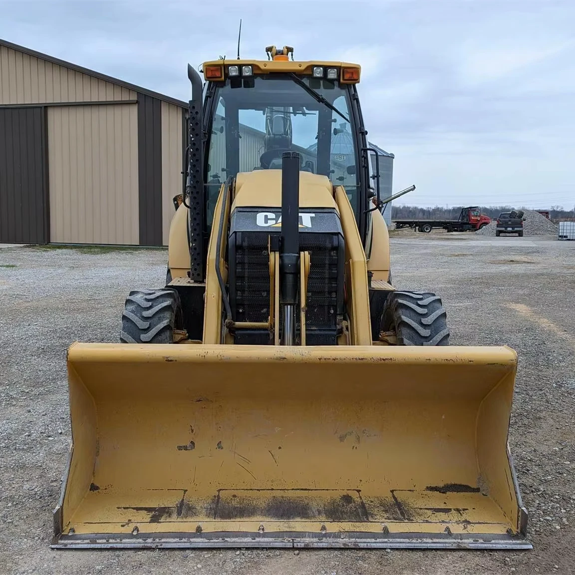 2014 погрузчик Caterpillar 416F с фронтальным погрузчиком моторный насос коробка передач гидравлический цилиндр используется